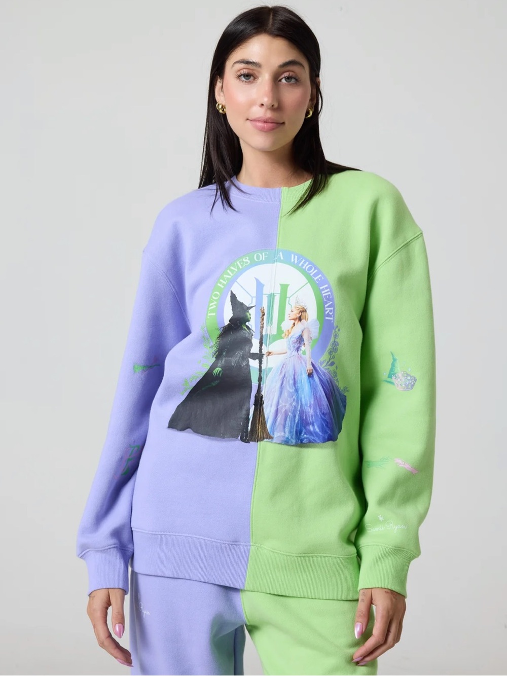 Samii Ryan Wicked For Good A Whole Heart Crewneck Sweatshirt #18